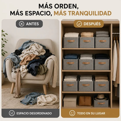 Organizadores de Ropa Plegables (Comprá 1 y lleváte 3)