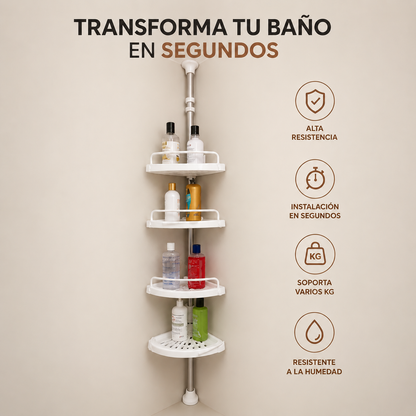 Esquinero Organizador De Ducha Ajustable
