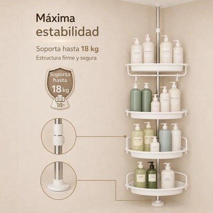 Esquinero Organizador De Ducha Ajustable