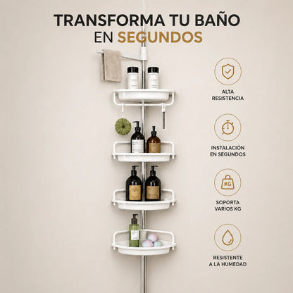 Esquinero Organizador De Ducha Ajustable