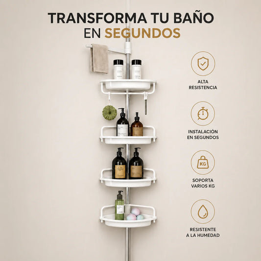Esquinero Organizador De Ducha Ajustable