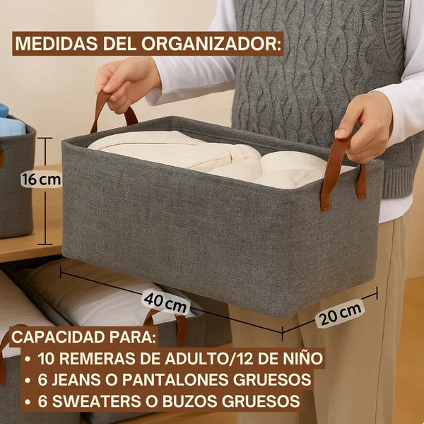 Organizadores de Ropa Plegables (Comprá 1 y lleváte 3)